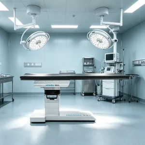 Carbon Fiber Radiolucent Operating Table 360° X ray Transparent Electro hydraulic Surgical Table for ERCP Cardiology Surgery