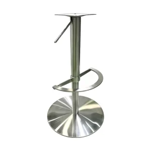 Chairs Legs Stainless Steel Chrome Silver Swivel Rotating Height Adjustable Round Furniture Luxury Modern Stool Bar Chairs Base