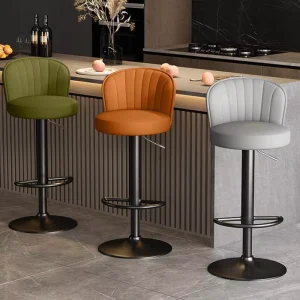Chairs Soft Back bar Stools Factory Direct Sale with Backrest Simple Design Bar Stools for Kitchen