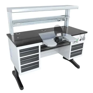 Chemical Dental Laboratory Furniture Cabinets Manufacturer Table Steel Dental Clinic Bench Workstation