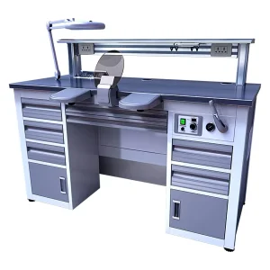 Chemical Dental Laboratory Furniture Cabinets Manufacturer Table Steel Dental Clinic Bench Workstation