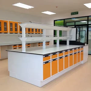 Chemical Resistance Stain Resistance Anti scratch Modern HPL Laboratory Countertop for Hospital and School Use