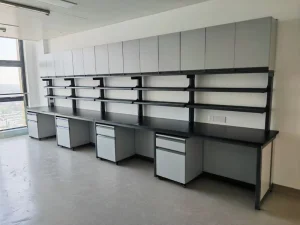Chemical Resistant Laboratory Bench Anti corrosion Lab Work Bench for School Laboratory Furniture