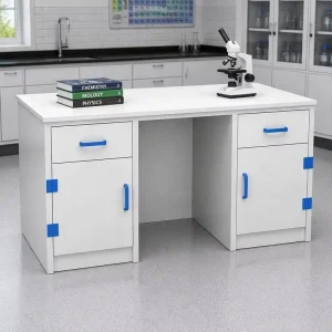 Chemical Resistant PP Hospital Use Laboratory Workbench Anti Corrosion Lab Desk Storage Cabinet Drawer for Lab Safety