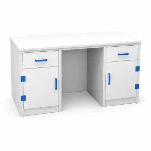 Chemical Resistant PP Laboratory Workbench with Anti Corrosion Storage Cabinet and Drawer for Lab Safety