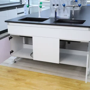 Chemistry Lab Steel Work Bench Lab Working Bench Fume Hood Lab Work Bench