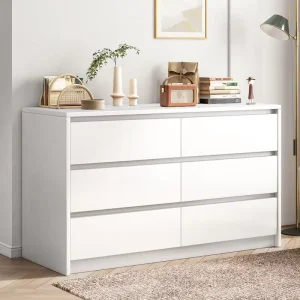Chest of Drawers Nordic Style Bedroom Living Room Large Space Storage Cabinet Chest Drawer