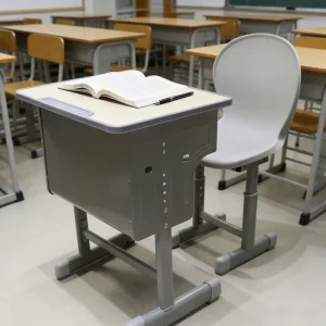 Children Ergonomic Home Study Furniture School Classroom Use Thickened and Reinforced Single-Person Desk and Chair Set