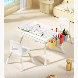 Children’s Plastic Multifunctional Adjustable Learning and Educational School specific Desk Chair Set