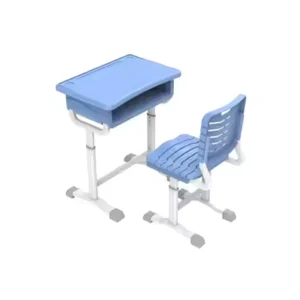 Children’s Study Tables and Chairs School Set Adjustable Height for Students to Study at Home