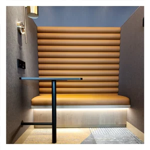 Chin Factory Made Restaurant Booth Seating Soft Pad Bench Sofa for Bars Restaurants and Hotels