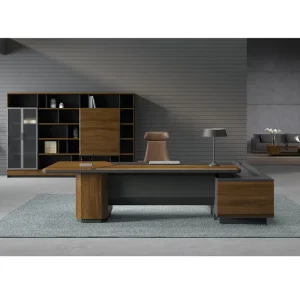 China BOSUN Brand Wooden Extendable Modern CEO Luxury Executive Office Desk