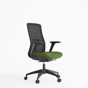 China Executive Boss Chairs Swivel MidBack Comfortable Mesh Ergonomic Office Chair With Lumbar Support