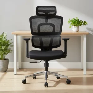 China Factory Direct Mesh Ergonomic Adjustable Swivel Office Chair High Back School Use Stainless Steel Home Office Hospital