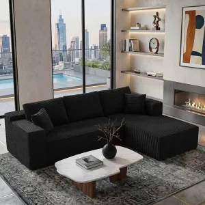 China Factory Modern Cloud L Shaped Modular Sofa Compressed Luxury Living Room Couch