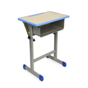 China Factory Modern Metal Student Single Desk and Chair Sets for Primary Classroom and Home Office School Furniture