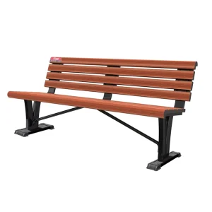 China Factory Outdoor Sports Bench Aluminum and Metal Construction for Gym Court Playground Long Bench Custom