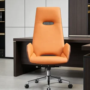 China Luxury High Quality Boss Chair Office Desk Chair Set High Back Leather Office Chair