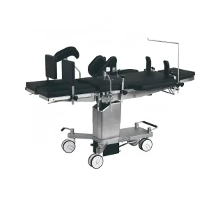 China Manual Hydraulic Operating Table Surgical Bed 304 Stainless Steel Multi-angle Adjustable with Kidney Bridge