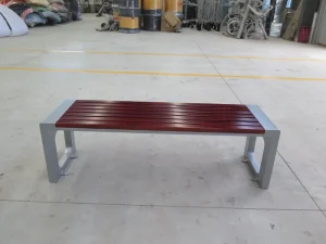 China Manufacture Outdoor Wooden Long Bench Public Seating Garden Patio Benches Heavy duty Park Bench