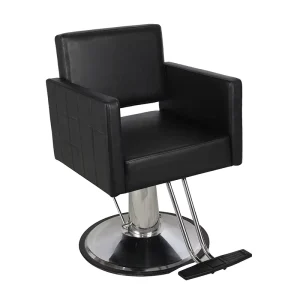 China Supplier Synthetic Leather Barber Chair in Barbers Hair Salon Beauty Furniture Modern Women Hair Cut Chair