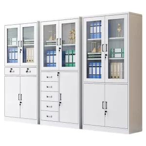 Chinese Modern Luxury Steel Fireproof Movable Lockable Home Office File Cabinet