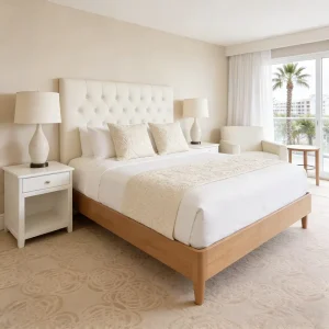 Chinese Supplier Modern Full Set 3 Star Hotel Bedroom Furniture