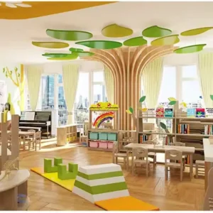 Chiquitos Modern Luxury Wood Bookshelf Durable Panel Foldable Design for Home Hotel Living Room Kids’ Library Kindergarten Decor