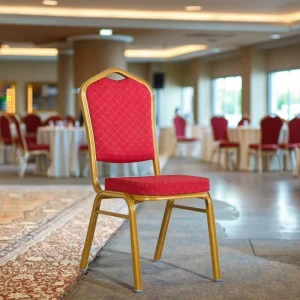 Church Metal Chairs Outdoor Stackable Hotel Banquet Party Event Furniture Wedding Chairs