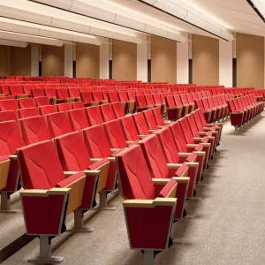 Church Seat Writing Pad Aluminum Alloy Leg Soft Fabric Chair Frame for Auditorium School Hospital Cinema Living Room Seating