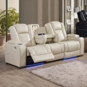 Cinema Sofa Home Theater Recliner Square Villa Leather Seating with Sponge Filling for VIP Cinema Hall