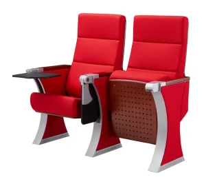 Cinema Theater Furniture Foldable Adjustable Chair with Steel Legs and Portable Design