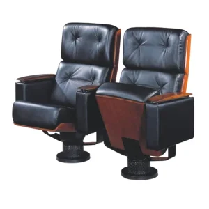 Clarin Synthetic Leather Theatre Furniture for Home Office & School Fixed Seating for Home Theater Room