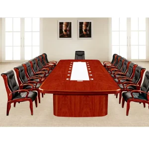 Classic Office Meeting Room 20 Person Conference Table