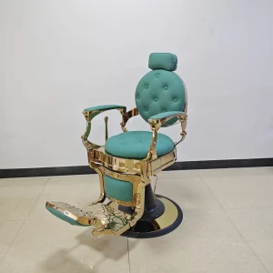 Classic Soft Barber Chair Reclining Modern Salon Styling Chair with Heavy Duty Hydraulic Pump Adjustable Height for Barber Shop