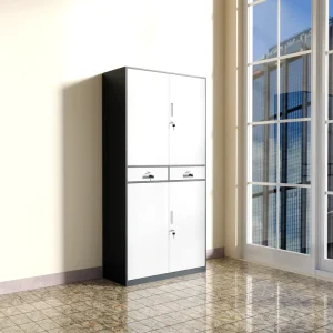 Classic Steel File Cabinet 2 Drawer Lateral Filing Cabinet with Smooth Slides Office Paper & File Storage Unit