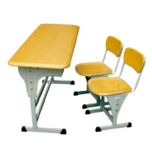 Classroom Double Study Table and Chair School Furniture Sets for Students