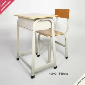 Classroom Single Student School Desk and Chair Table and Chair Primary School Desk Set School Furniture