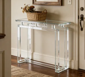 Clear Acrylic Modern Rectangular Coffee Table for Living Room Home Furniture