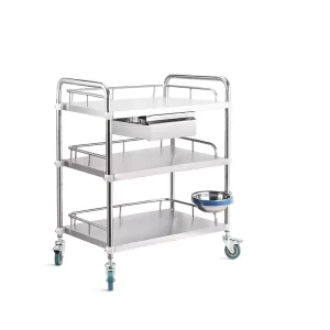 Clinic Hospital Medical Medicine Stainless Steel Hospital Treatment Medicine Trolley