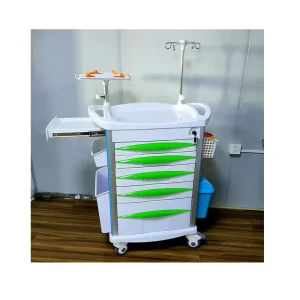 Clinic Mobile ABS Drugs Hospital Medical Crash Cart Plastic Emergency Medicine Trolley