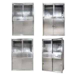 Clinical Medical Cabinet Stainless Steel 304 Equipment Storage for Operating Room