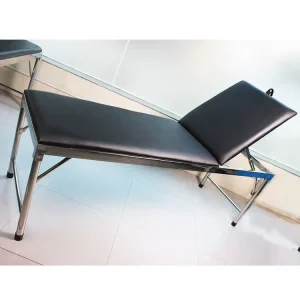 Clinical Rehabilitation Stainless Steel Examination Bed Adjustable Exam Table