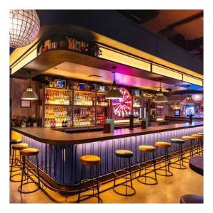 Cocktail Bar Station Customization Stainless Steel Cocktail Bar Table Equipment and Bar Supplies Set