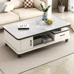 Coffee Table Living Room Balcony Home New Light Luxury High end Sense Simple Modern Small Apartment Glass Storage Space