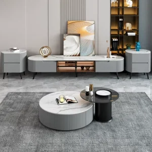 Coffee Table Modern Round Coffee Table Coffee and Side Tables