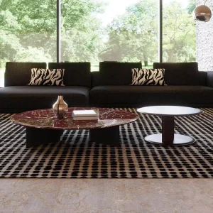 Coffee Table Natural Marble Modern Minimalist Luxury Design for Living Room Furniture CJ068