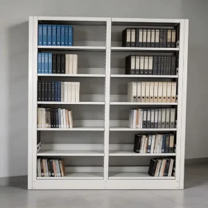 Cold Rolled Steel 6 Layer Eco Friendly Durable Easy Assembly Freestanding Hospital Library Commercial Bookshelf Storage