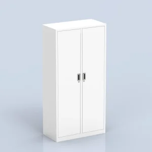 Cold Rolled Steel Storage Cabinet 2 Door Lockable Medical Locker Supply Cabinet with Keys for Clinic Pharmacy Lab