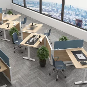 Collaborative Panel Workstation Task-Oriented Workspaces Modular Soundproof Furniture Easy Assembly Ergonomic Design